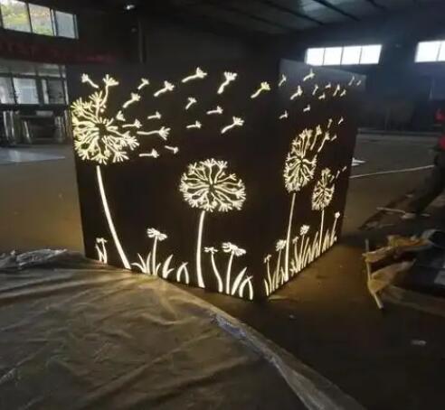 文登耐候钢灯箱